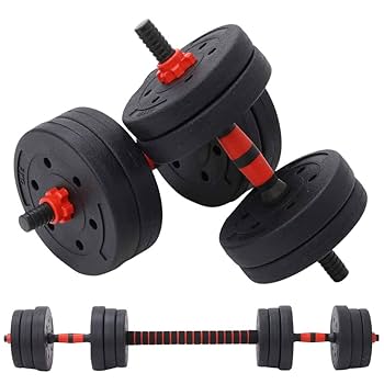 Ｗバーセット。 バーベルダンベルプレート付き セーフティパックII / ラバーバーベルセット70kg シャフト180cm